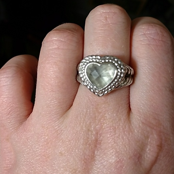 ❎SOLD❎ Judith Ripka Heart Ring - Picture 2 of 6